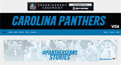 Desktop Screenshot of m.panthers.com