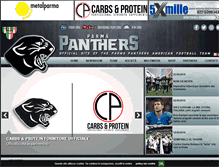 Tablet Screenshot of panthers.it