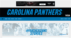 Desktop Screenshot of panthers.com